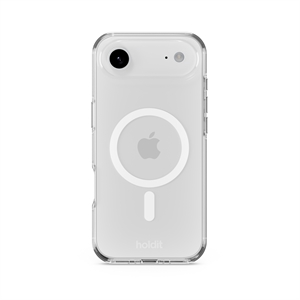 Holdit - MagSafe Case - Hvid/Transparent - iPhone 17 Air, set bagfra
