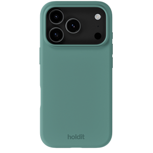 Holdit - Silicone Cover - Moss Green - iPhone 17 Pro Max, set bagfra