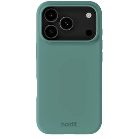 Holdit - Silicone Cover - Moss Green - iPhone 17 Pro Max, set bagfra