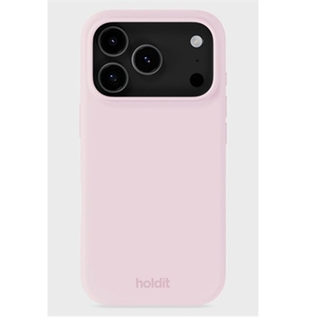 Holdit - Silicone Cover Pale Pink - iPhone 17 Pro Max, set bagfra
