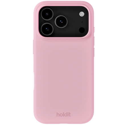 Holdit - Silicone Cover - Pink - iPhone 17 Pro Max, set bagfra