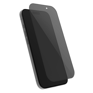 Holdit - Fulddækkende Privacy Beskyttelsesglas til iPhone 17, set foran