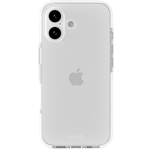 Holdit - Seethru Cover Hvid - iPhone 17, set bagfra