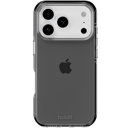 Holdit - Seethru Cover Sort - iPhone 17 Pro Max, set bagfra
