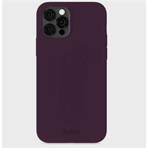 Holdit - Silicone Cover Deep Plum - iPhone 12 & 12 Pro