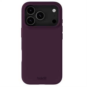 Holdit - Silicone Cover Deep Plum - iPhone 17 Pro, set bagfra