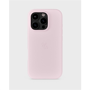 Holdit Silicone Cover MagSafe Pale Pink iPhone 16 Pro cover set for fra