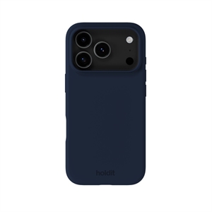 Holdit - Silicone Cover Midnight Blue - iPhone 17 Pro, set bagfra