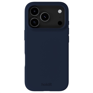 Holdit - Silicone Cover Midnight Blue - iPhone 17 Pro, set bagfra