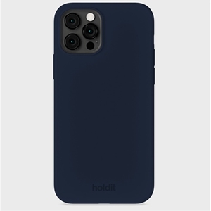 Holdit - Silicone Cover Midnight Blue - iPhone 12 & 12 Pro, set bagfra
