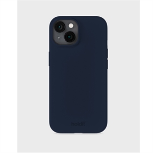 Holdit - Silicone Cover Midnight Blue - iPhone 13 & 14, set bagfra