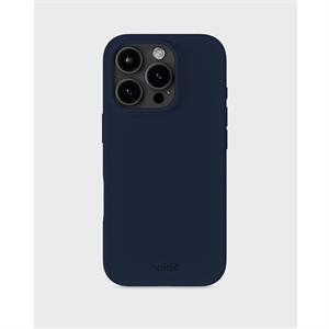 Holdit - Silicone Cover Midnight Blue - iPhone 16 Pro Max, set bagfra