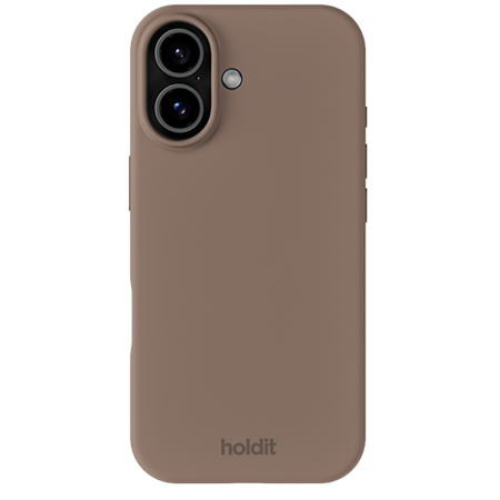 Holdit - Silicone Cover - Mocha Brown - iPhone 17, set foran