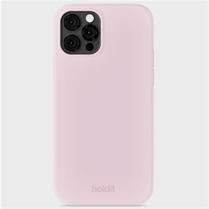 Holdit - Silicone Cover Pale Pink - iPhone 12 & 12 Pro