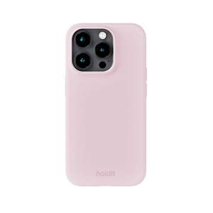 Holdit - Silicone Cover Pale Pink - iPhone 15 Pro, set bagfra