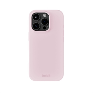 Holdit - Silicone Cover Pale Pink - iPhone 16 Pro, set bagfra