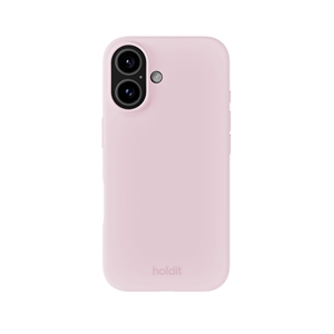 Holdit - Silicone Cover Pale Pink - iPhone 16, set bagfra