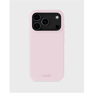 Holdit - Silicone Cover Pale Pink - iPhone 17 Pro, set bagfra