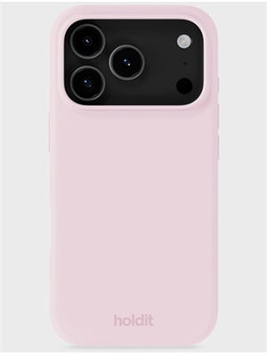 Holdit - Silicone Cover Pale Pink - iPhone 17 Pro, set bagfra