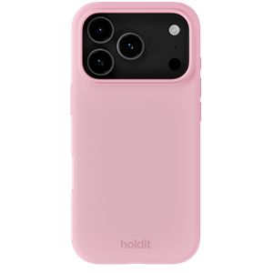 Holdit - Silicone Cover - Pink - iPhone 17 Pro, set foran