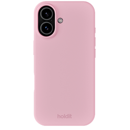 Holdit - Silicone Cover - Pink - iPhone 17, set foran