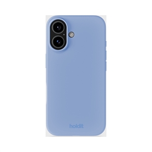 Holdit - Silicone Cover Soft Cobalt - iPhone 16, set bagfra