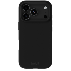 Holdit - Silicone Cover - Sort - iPhone 17 Pro, set foran