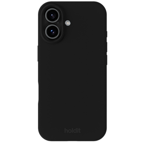 Holdit - Silicone Cover - Sort - iPhone 17, set foran