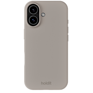 Holdit - Silicone Cover - Taupe - iPhone 17, set foran