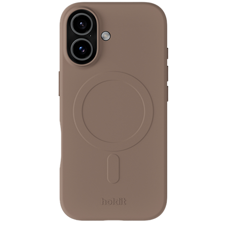 Holdit - Soft MagSafe Case - Mocha Brown - iPhone 17, set bagfra