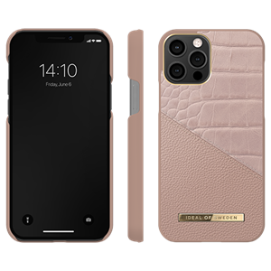 iDeal Of Sweden - Atelier Case Rose Smoke Croco - iPhone 12 & 12 Pro