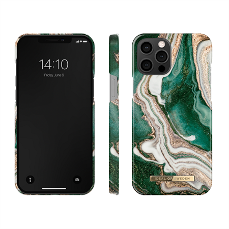 iDeal Of Sweden - Fashion Case Golden Jade Marble - iPhone 12 Pro Max