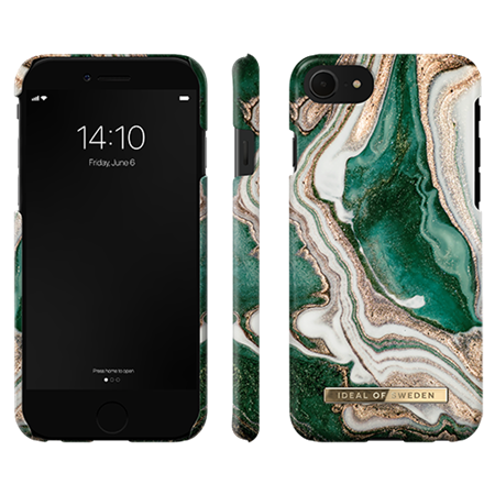 iDeal Of Sweden - Fashion Case Golden Jade Marble - iPhone 6, 7, 8 & SE