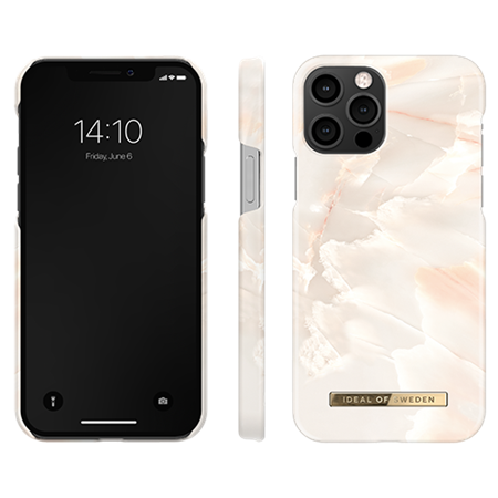iDeal Of Sweden - Fashion Case Rose Pearl Marble - iPhone 12/12 Pro