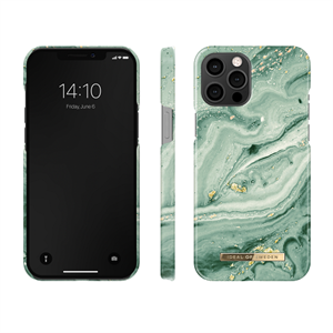 iDeal Of Sweden - Fashion Case Mint Swirl Marble - iPhone 12 Pro Max