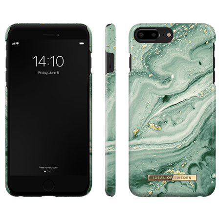 iDeal Of Sweden - Fashion Case Mint Swirl Marble - iPhone 6, 7, 8 & SE