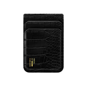iDeal Of Sweden - Magnetic Card Holder Black Croco