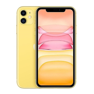 Apple iPhone 11 128GB Yellow Grade A - For og Bagside