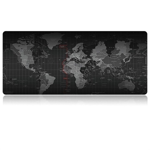 World Map Gaming Musemåtte 30 x 90 cm med RGB lys