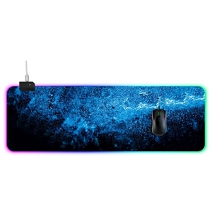 Sky Fall Gaming Musemåtte 90 x 30 cm med RGB lys