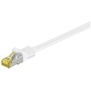 Ethernet Lan kabel CAT7 6A 20M - Hvid