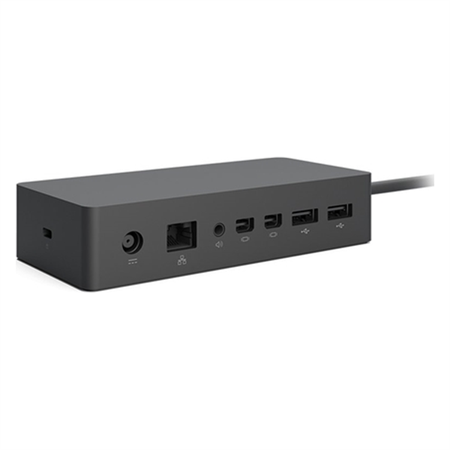 Microsoft Surface dockingstation model 1661 - Uden strømforsyning - Grade A, set bagfra