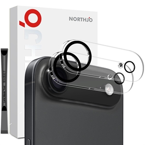 NORTHJO - Kamera Beskyttelse 2 Pak - Tempered - iPhone 17 Air, set foran
