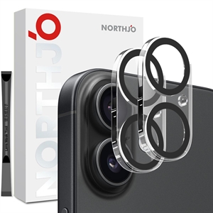 NORTHJO - Kamera Beskyttelse 2 Pak - Tempered - iPhone 17, set foran