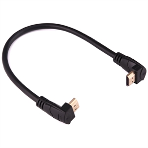 Skærm kabel - HDMI til HDMI retvinklet 4K 30cm
