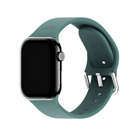 Holdit - Moss Green Silicone Rem til Apple Watch 41/40 & 38mm