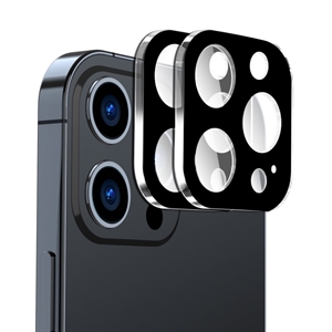 ENKAY - Kamera beskyttelse - iPhone 15 Pro & 15 Pro Max - Sort 