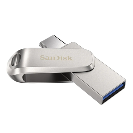 SanDisk - USB-C 3.2 Gen 1 Sølv - 64GB
