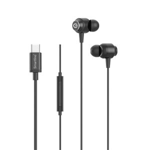 Smartline - USB-C hører telefoner - Sort, set foran