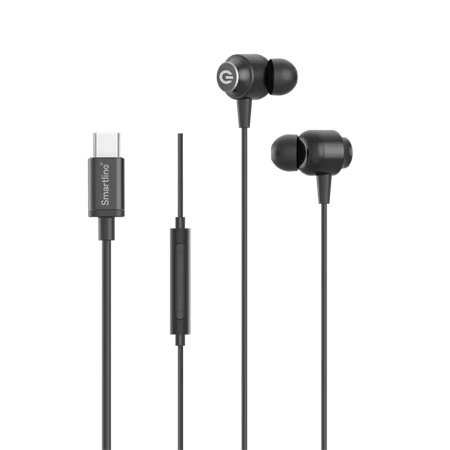 Smartline - USB-C hører telefoner - Sort, set foran